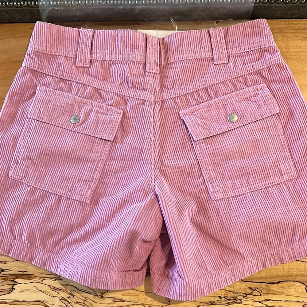 Urban Outfitters Pink Corduroy Cargo Shorts - Picture 2 of 2